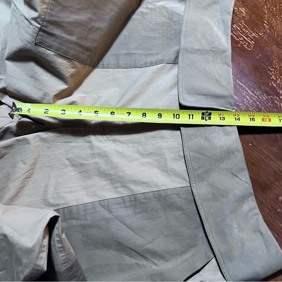 Frame Denim Tan High-Waisted Trousers - Picture 13 of 16